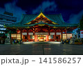 ライトアップされた夜の神田神社 141586257