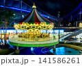 夜のイルミネーションを楽しむ夜 141586261