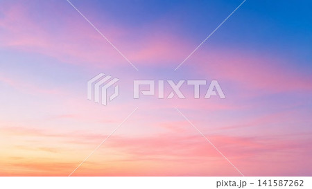 やさしい夕焼け空 やさしい夕焼け空 141587262