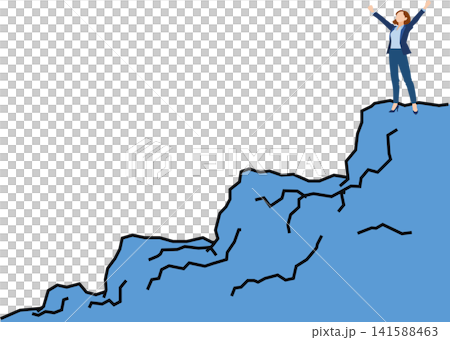 實現目標的路線圖插圖 實現目標的路線圖插圖 141588463