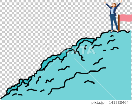 Illustration of a roadmap to achieving your goals Illustration of a roadmap to achieving your goals 141588464