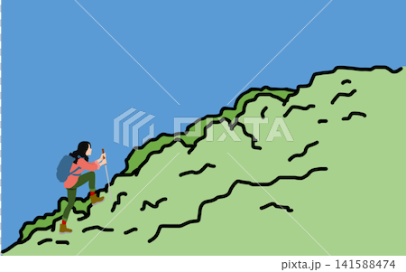 登山插圖 141588474
