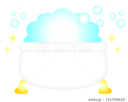 バスタブのイラスト素材3 141589620