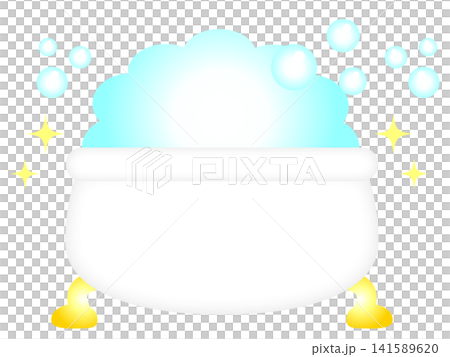 バスタブのイラスト素材3 141589620