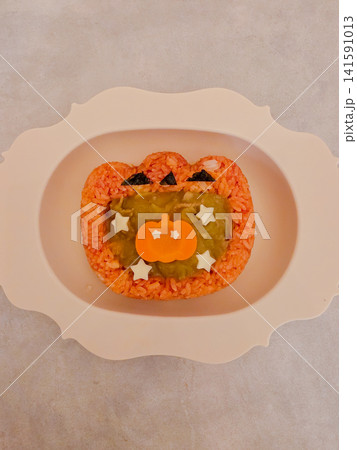 ハロウィン風デコカレー ハロウィン風デコカレー 141591013