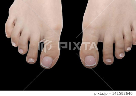 Beautiful female feet with pedicure isolated PNG Beautiful female feet with pedicure isolated PNG 141592640