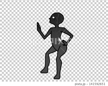 ぎっくり腰をイメージしたイラスト ぎっくり腰をイメージしたイラスト 141592651