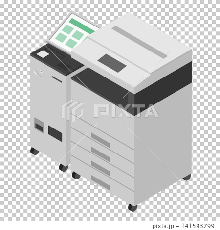 Photocopier/Isometric Photocopier/Isometric 141593799