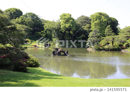 江戸時代を代表する回遊式築山泉水庭園 江戸時代を代表する回遊式築山泉水庭園 141595571