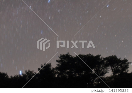 奈良県野迫川村の夏の星空7 奈良県野迫川村の夏の星空7 141595825