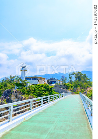 初夏の尖閣湾揚島遊園 佐渡島 新潟県佐渡市 初夏の尖閣湾揚島遊園 佐渡島 新潟県佐渡市 141597082