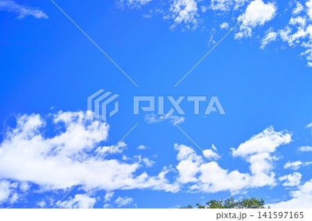 青空と雲イメージ 青空と雲イメージ 141597165