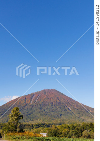 青空が広がる羊蹄山(秋の北海道) 青空が広がる羊蹄山(秋の北海道) 141598212
