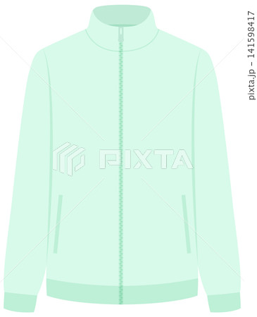 Mint Green Fleece Jacket Mockup with Full Zipper and Pockets Mint Green Fleece Jacket Mockup with Full Zipper and Pockets 141598417