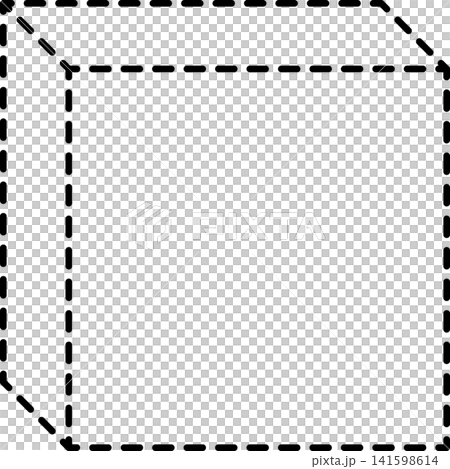 Dashed line geometric Dashed line geometric 141598614