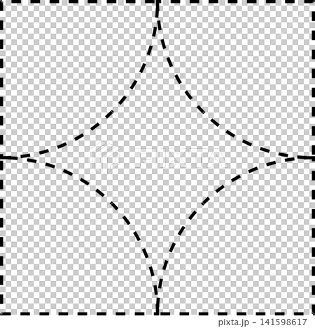 Dashed line geometric Dashed line geometric 141598617