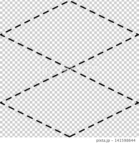 Dashed line geometric Dashed line geometric 141598644