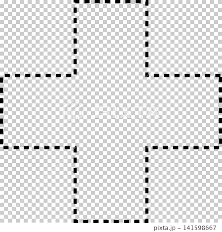Dashed line geometric Dashed line geometric 141598667
