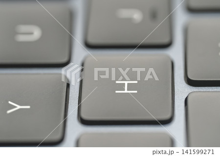Close up macro view of computer keyboard keys. Close up macro view of computer keyboard keys. 141599271