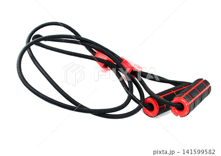 Fitness resistance band with handles for home workouts and exercise 141599582
