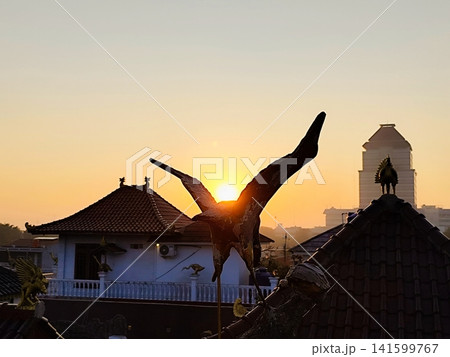 sunrise over Jakarta city 141599767