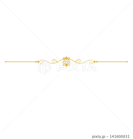 Minimalist gold ornamental border divider line decorative frame accent element for luxury wedding invitation card menu certificate layout header design graphics clipart isolated artwork ornament Minimalist gold ornamental border divider line decorative frame accent element for luxury wedding invitation card menu certificate layout header design graphics clipart isolated artwork ornament 141600831