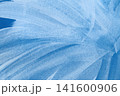 青地に白色の透け感ある抽象的背景　手描き　 141600906