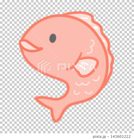 Simple New Year's icon material: Sea bream Simple New Year's icon material: Sea bream 141601222