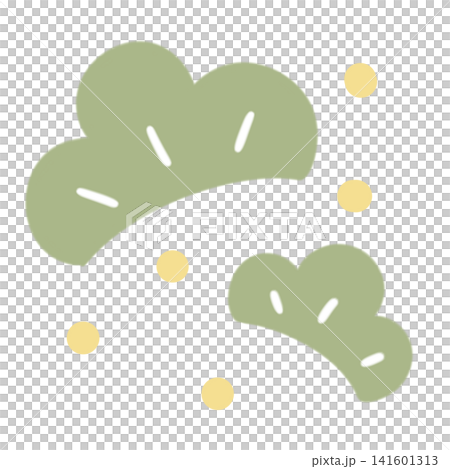 Simple New Year's icon material: Pine Simple New Year's icon material: Pine 141601313