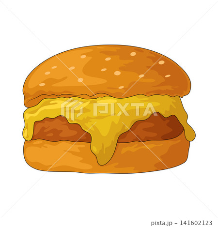 Illustration of Cheeseburger 141602123