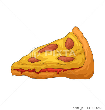 Illustration of Baked Pizza 141603269