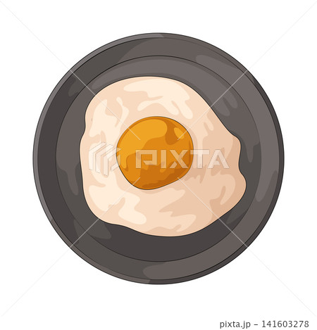 Illustration of Fried Egg Illustration of Fried Egg 141603278