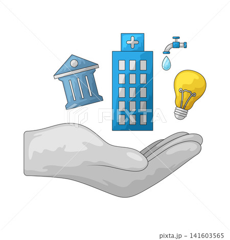 Illustration of Public Service Illustration of Public Service 141603565