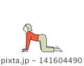 ストレッチする人1 141604490