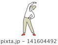 ストレッチする人3 141604492