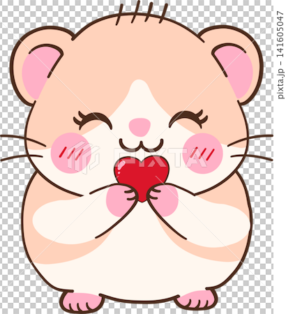 Hamster Flat Drawing Animal Clipart 141605047