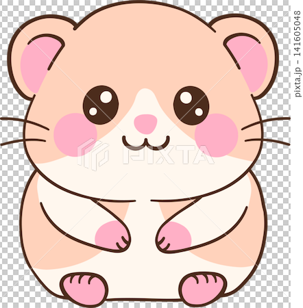 Hamster Character Cute Nursery Art 141605048