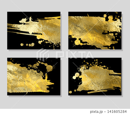 Luxury Gold Abstract Texture Background Collection 141605284