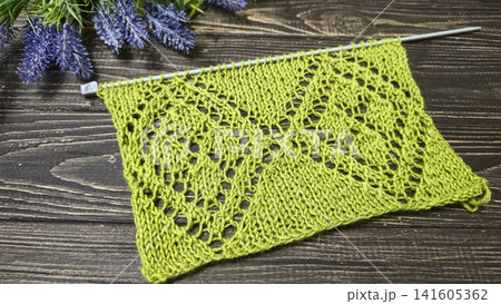 Colorful knitted fabric suitable for home decor, fashion or textile. pattern. Colorful knitted fabric suitable for home decor, fashion or textile. pattern. 141605362