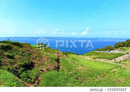 【香川】夏の豊島 海に飛び込む道と唐櫃・豊島の棚田 【香川】夏の豊島 海に飛び込む道と唐櫃・豊島の棚田 141605887