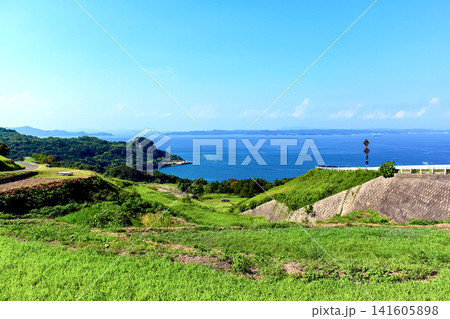 【香川】夏の豊島 海に飛び込む道と唐櫃・豊島の棚田 【香川】夏の豊島 海に飛び込む道と唐櫃・豊島の棚田 141605898