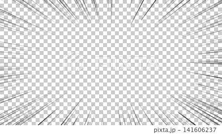Manga-style thin line frame background, yellow, horizontal, 16:9 aspect ratio. Manga-style thin line frame background, yellow, horizontal, 16:9 aspect ratio. 141606237