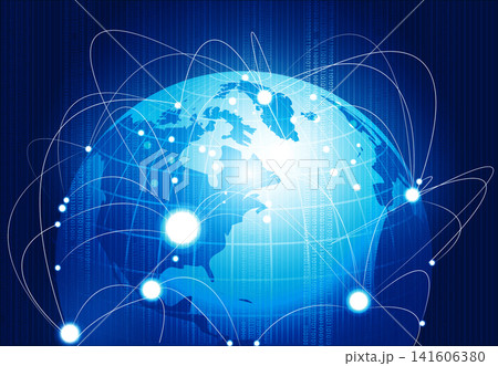 Global communication network 141606380