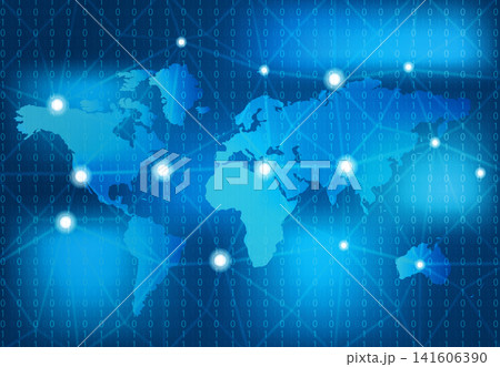 Global communication network Global communication network 141606390