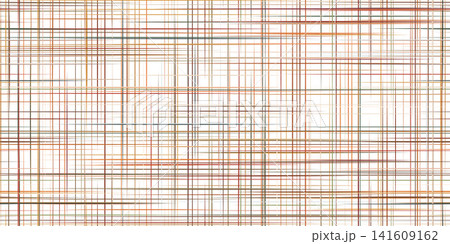 Warm linen fabric texture vector on a light background. Orange and brown intersecting threads form a colorful woven canvas pattern with a natural textile mood Warm linen fabric texture vector on a light background. Orange and brown intersecting threads form a colorful woven canvas pattern with a natural textile mood 141609162