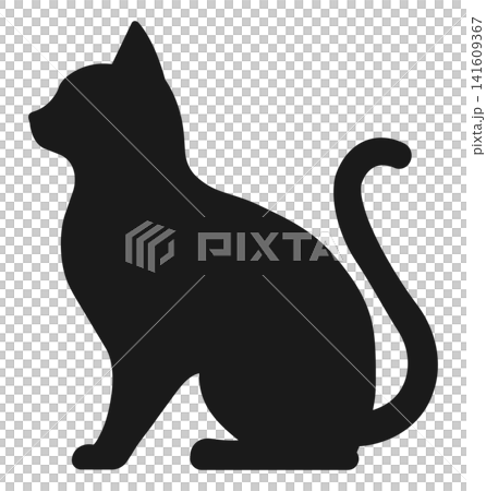 cute cat silhouette cute cat silhouette 141609367