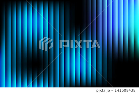 Abstract Neon Light Streaks with Vibrant Blue and Purple Gradient Stripe Background. Futuristic 3D Vertical Lines with Glowing Iridescent Texture and Holographic Effect Abstract Neon Light Streaks with Vibrant Blue and Purple Gradient Stripe Background. Futuristic 3D Vertical Lines with Glowing Iridescent Texture and Holographic Effect 141609439