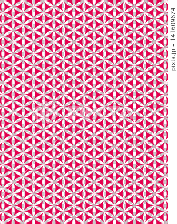 Pink Flower of Life background 141609674