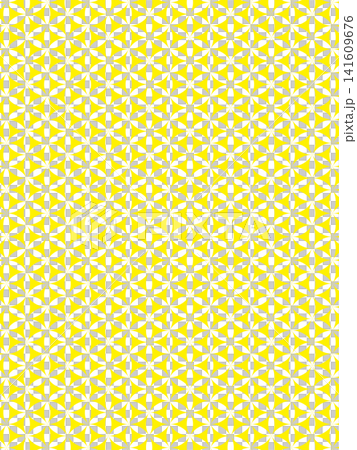 Yellow Flower of Life background 141609676