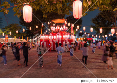 東京都板橋区高島平のローカルな夏祭り 141609797
